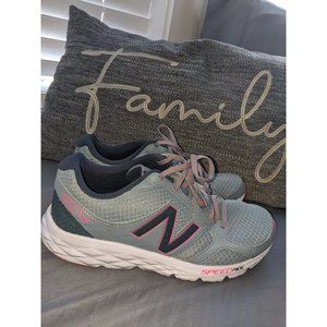 New Balance Speed Ride Gray/Pink Sneakers Women's size 9.5